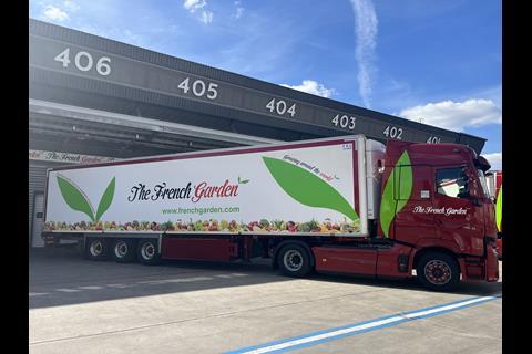 The new Renault cabs will pull The French Garden's 13.6ft trailers
